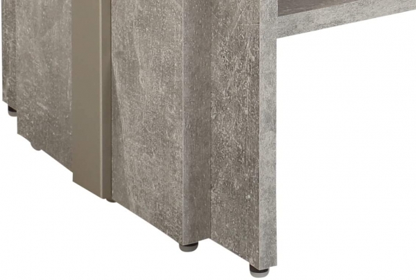 Couchtisch Jerome Beton | Lift | ausziehbar + höhenverstellbar